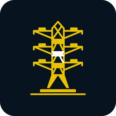 Kule simgesinin vektör illüstrasyonu