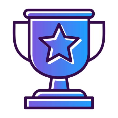 Ödül kupası simgesi - taslak biçiminde