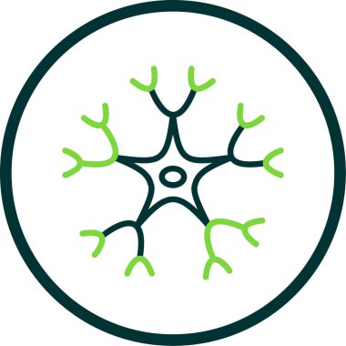 Tek izole virüs simge vektör çizim