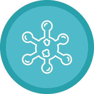 Virüs ikonu vektör illüstrasyonu