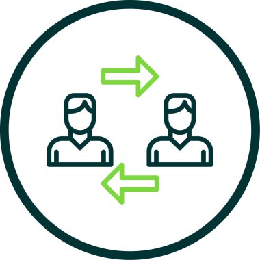 insanlar simge vektör illüstrasyonu