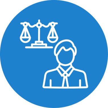 İnsan simgesinin vektör illüstrasyonu