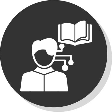 Eğitim simgesinin vektör illüstrasyonu