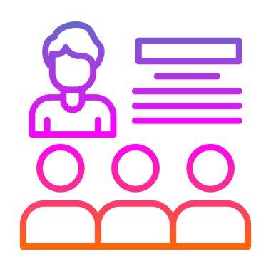 insanlar simge vektör illüstrasyonu