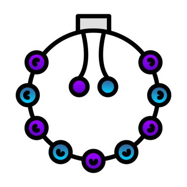 Vektörde boncuk simgesi