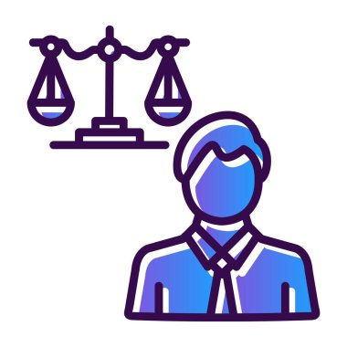 Yasa Vektörü Satırı Simgesi