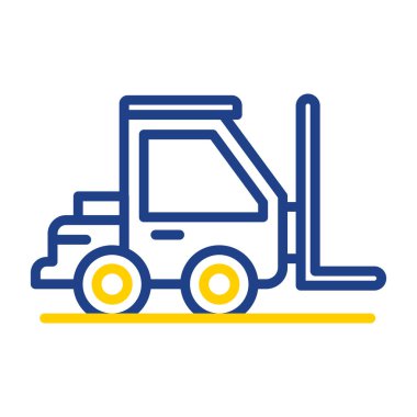 inşaat çekici vektör simgesi