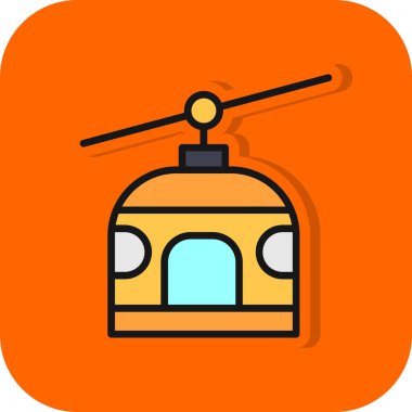 Helikopter simge vektör çizim