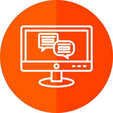 Modern b 'nin vektör illüstrasyonu bilgisayarın simgesinden yoksun