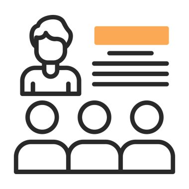 iş simgesi vektör illüstrasyonu