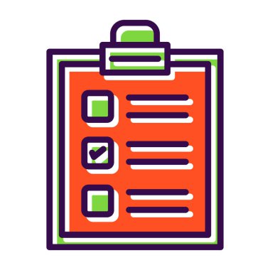 Pano simgesi, vektör illüstrasyonu basit tasarım