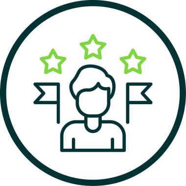 Yıldız. Web simgesi basit illüstrasyon