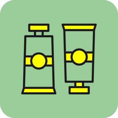 Gaz sobası simgesinin vektör illüstrasyonu