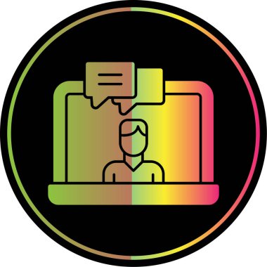 seo modern simgesinin vektör illüstrasyonu