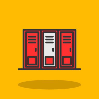 Sunucu Düz Vektör Simgesi