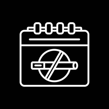 Takvim simgesi, vektör illüstrasyonu basit tasarım