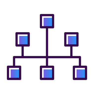 Durum haritası simgesi, vektör illüstrasyonu basit tasarım
