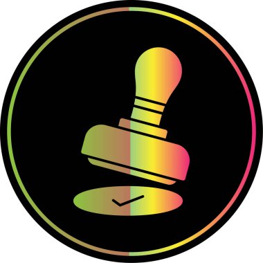 Damga web simge vektör çizim