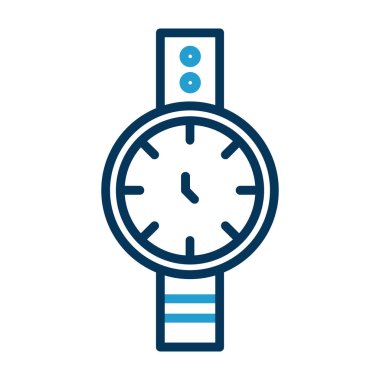 Wristwatch web icon simple illustration 