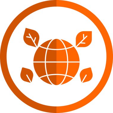 küresel ağ. Web simgesi basit illüstrasyon