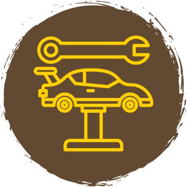 - Araba. Web simgesi vektör illüstrasyonu