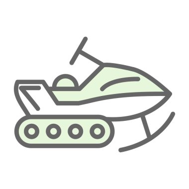 Kar mobil vektörü çizimi basit tasarım