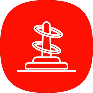 halka atma simgesi, vektör illüstrasyonu 