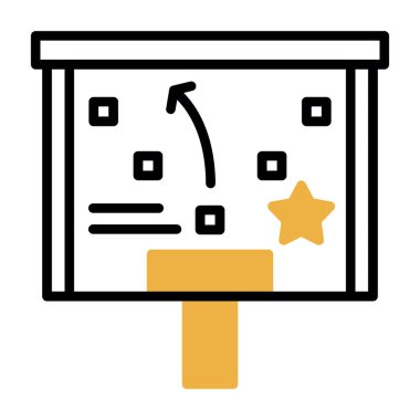 Sunuyu web simgesi, vektör çizim 