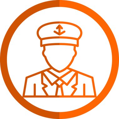 polis simgesi vektör illüstrasyonu