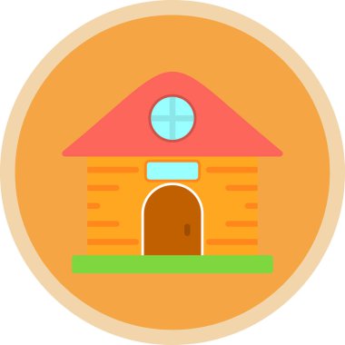 Bir binanın vektör illüstrasyonu