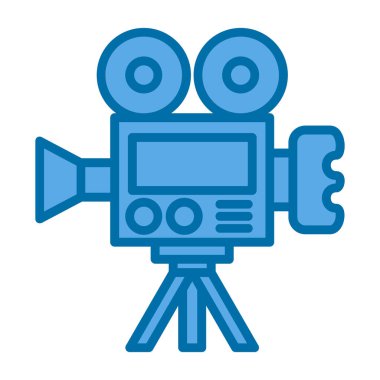 Web için sinema ikonu vektör simgesi