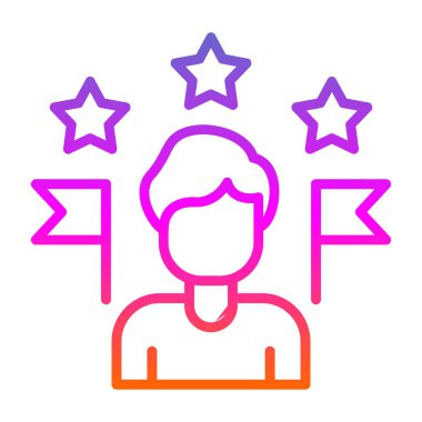 yıldız simgesi vektör illüstrasyonu