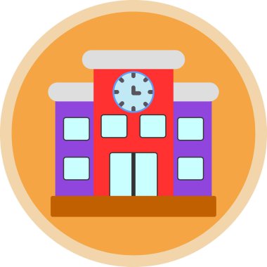 okul oluşturma vektör simgesi