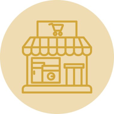 vektör alışveriş simgesi illüstrasyonu