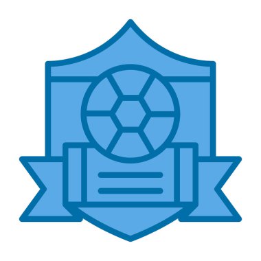 top vektör tasarımlı futbol futbol amblemi
