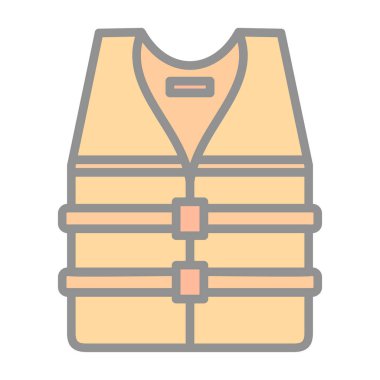 yelek simgesi, vektör biçimi