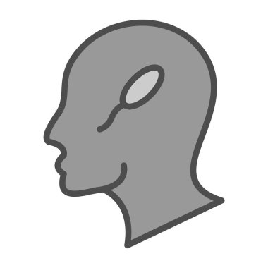 İnsan kafası simgesi, özet biçimi