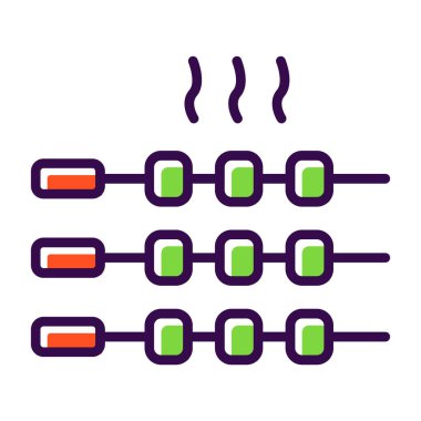 Ağ web simge vektör çizim