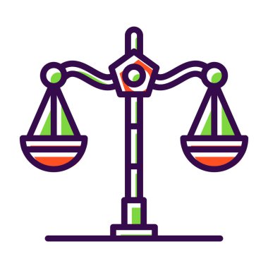 Eşitlik. Web simgesi basit illüstrasyon