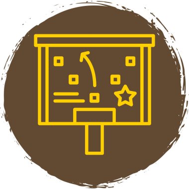 Sunuyu web simgesi, vektör çizim 