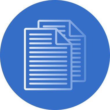 belge simgesi vektör illüstrasyonu 