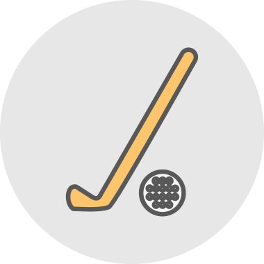 hokey ikonu vektör illüstrasyonu