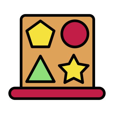 Yılbaşı vektör simgesi, yılbaşı ve yeni yıl için modern basit çizgi tasarımı