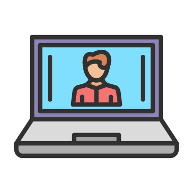 çevrimiçi öğrenme renk vektörü simgesi kolayca düzenleyebilir veya değiştirebilir