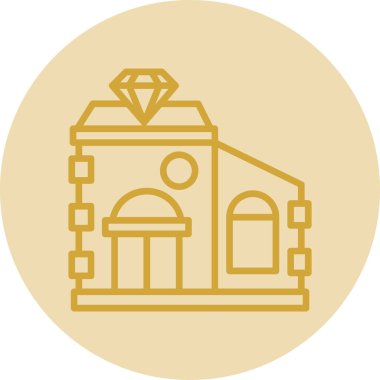 Kuyumcu web simgesi, vektör illüstrasyonu 