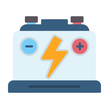 Pil. Web simgesi basit tasarım                       