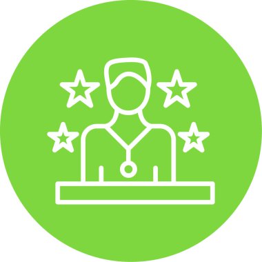 doktor simgesi, vektör illüstrasyonu