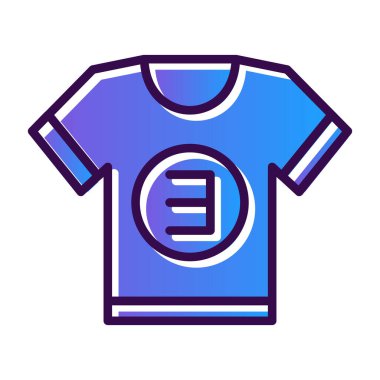 Gömlek. Web simgesi basit tasarım