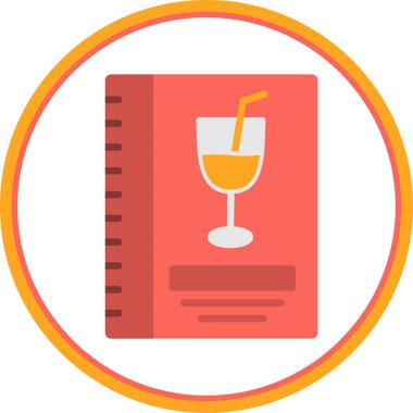 menü düz simgesi, vektör illüstrasyonu