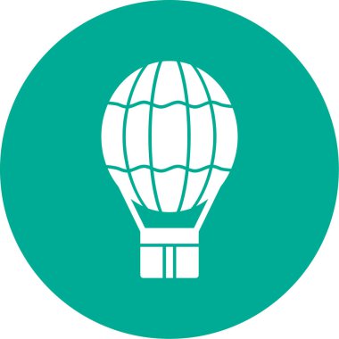 sıcak hava balonu. vektör çizim